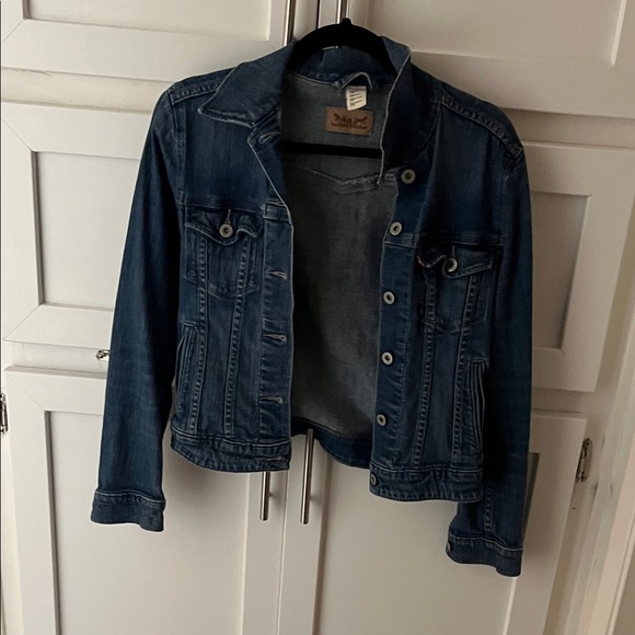 Levi's Dark Blue Denim Jacket - Picture 1 of 5